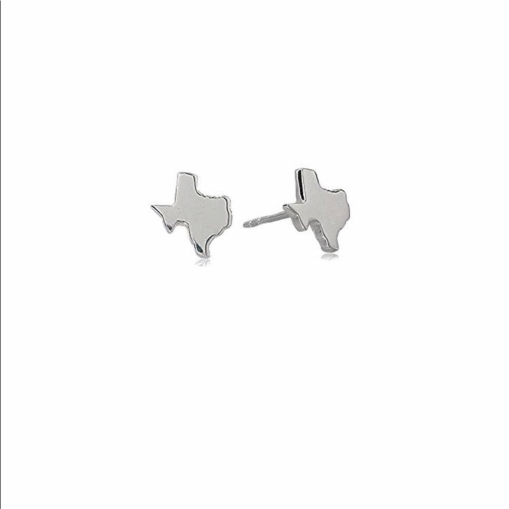 NWT Eliza Page Silver Texas Earrings